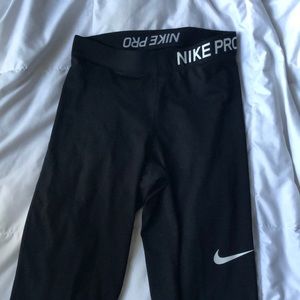 Nike Dri-Fit running tights.